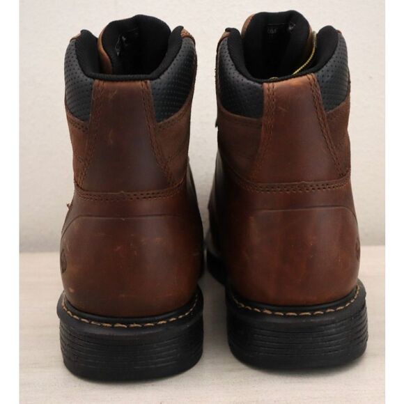 Wolverine W211001 Men Sz 11M Tobacco Brown Hellcat 6" Moc Toe CT Wedge Boot - Picture 3 of 16